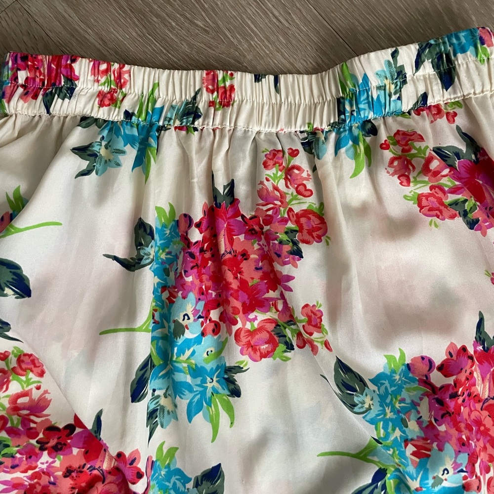 MIX NOUVE FLORAL ASYMMETRIC MAXI SKIRT with longer sides in size L - Picture 2 of 5